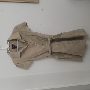 French toast size 8 khaki safari uniform dress